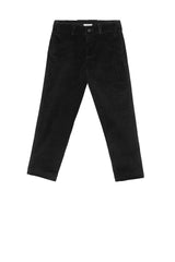 Baseball Pant in Black Corduroy