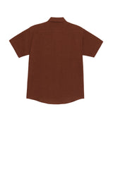 Noguchi Shirt in Leather Linen
