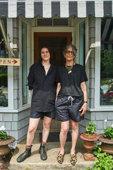 Italian Nylon Shorts in Navy