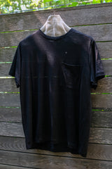 Linen Tee in Black