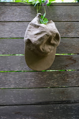 Cap in Beige Moyen Linen