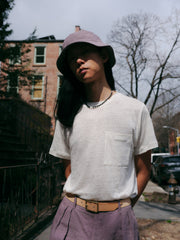 Linen Tee in White