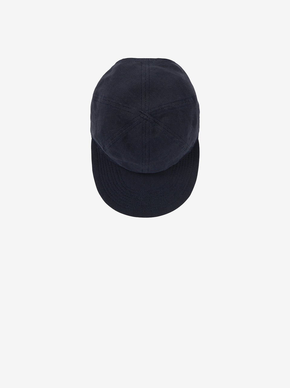 Cap in Navy Blue Linen