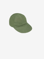 Cap in Olive Green Linen