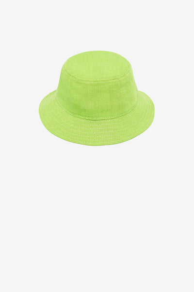 Bucket Hat in Lime Green – blluemade