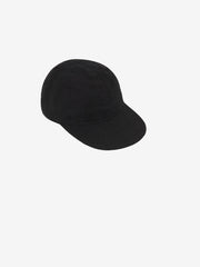 Black linen ball cap