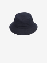 Bucket Hat in Navy Linen