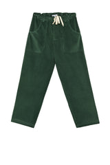 Czech Military Pant in Green Corduroy