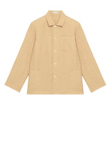 Chore Coat in Khaki Linen