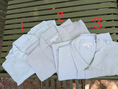 Noguchi Shirt in Sky Blue Linen #3