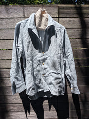Jacket Shirtish Sample in Blue