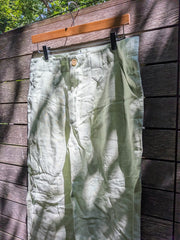 New Hollywood pant in Light Green Linen