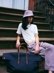 Double Pleat Pant in Koala Linen