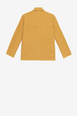 Chore coat in antelope khaki linen