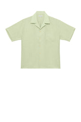 New Camp Collar Shirt in Celadon Linen