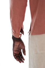 Monk Shirt in Terracotta