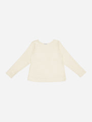 Long-Sleeved Tee in Yolk Linen