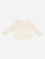 Long-Sleeved Tee in Yolk Linen