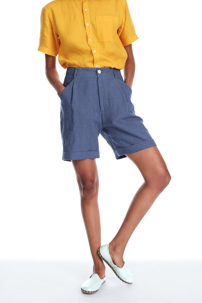 Camp Shorts in Cornflower Blue